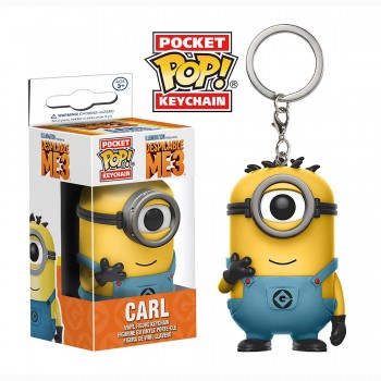 Toy - Pocket POP Keychain- Vinyl Figure - Despicable Me 3 - Carl (in Minion Jumpsuit)