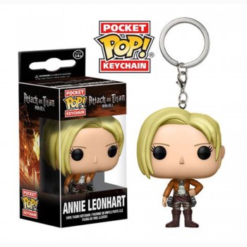 Toy - Pocket POP Keychain - Vinyl Figure - Attack on Titan - Annie Leonhart