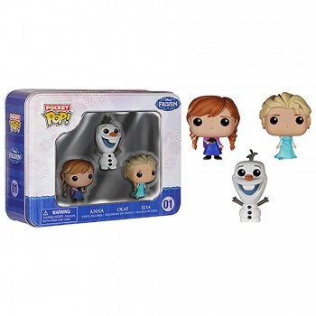 Toy - Pocket POP Tins - Vinyl Figure - Frozen - Elsa/Anna/Olaf