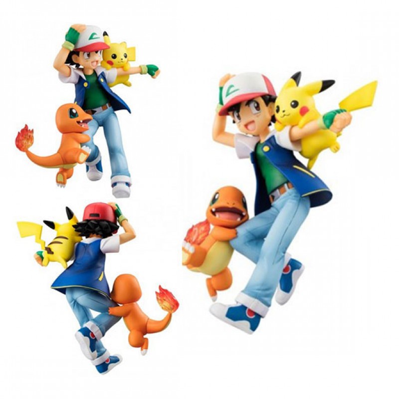 Toy - Megahouse - Action Figure - Pokemon - GEM Series - Ash Pikachu ...