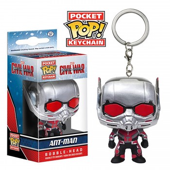 Toy - Pocket POP Keychain- Vinyl Figure - Civil War - Ant-Ma