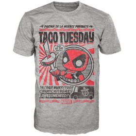 Novelty - Funko - T-Shirt - POP - Size Large - Deadpool - Chimichanga