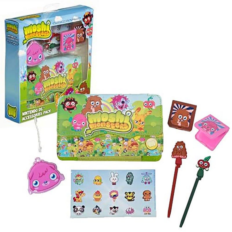 Ds Bundle Moshi Monsters 7 In 1 Accessory Kit Girl Pack