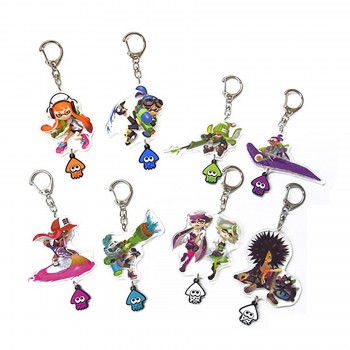 Splatoon Keychain - Asst 8pc Set