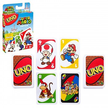 Super Mario Uno Card Game