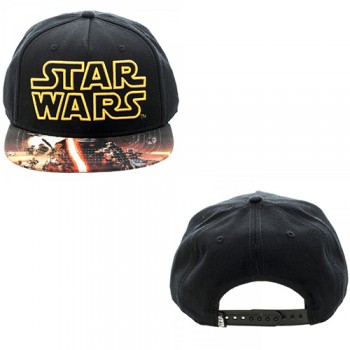 Novelty - Hats - Star Wars: The Force Awakens - Poster Sublimated Snapback