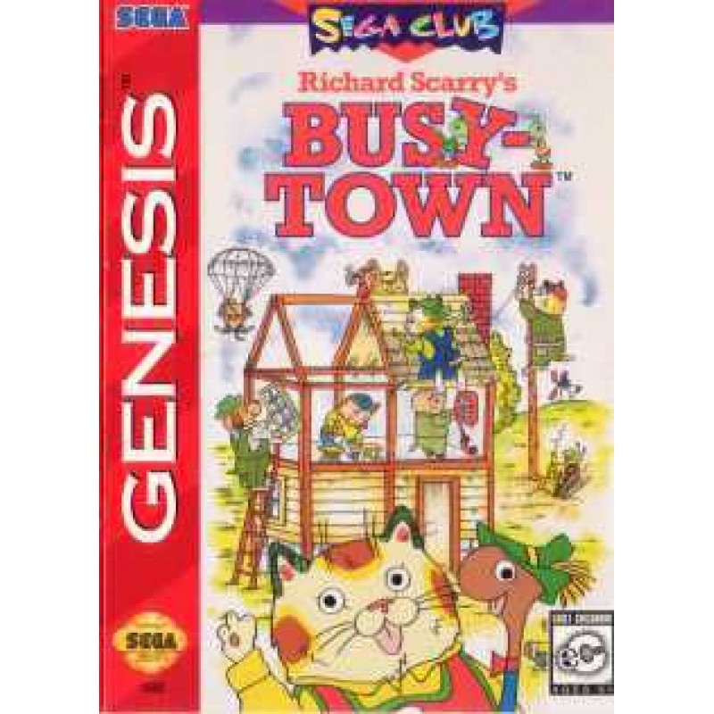 Sega Genesis Richard Scarry S Busytown Pre Played Genesis