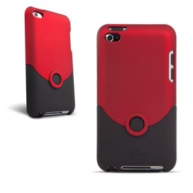 iPod Touch 4G Case Luxe Original Red/Black (iFrogz)