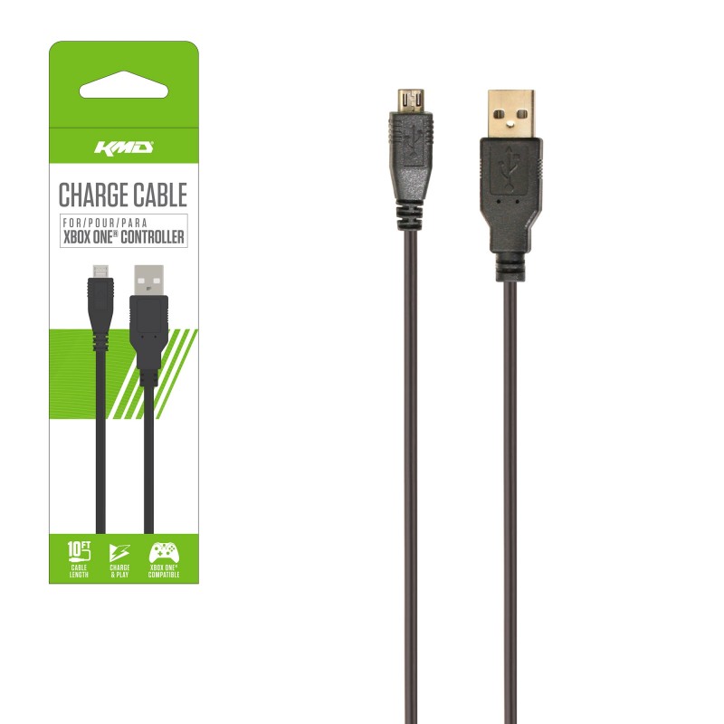 Xbox One Replacement Usb Charge Cable For Controllers 10ft