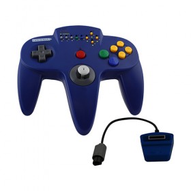 N64 Wireless Turbo Controler Blue Nintendo 64 Wireless Pad