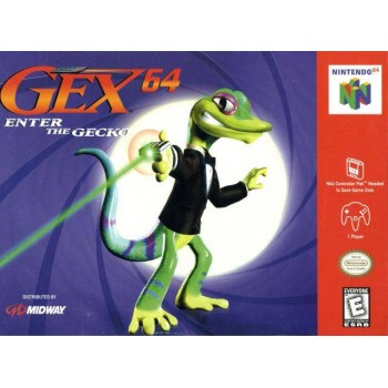 Nintendo 64 Collectible Gex 64: Enter the Gecko (Factory Sealed!)