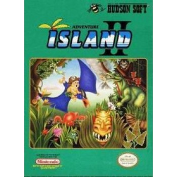 Original Nintendo Adventure Island 2 Pre-Played - NES