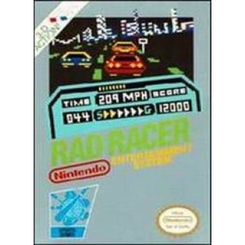 Original Nintendo Rad Racer Pre-Played - NES