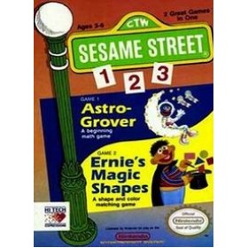 Original Nintendo Sesame Street 123 Pre-Played - NES