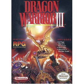 Original Nintendo Dragon Warrior 3 Pre-Played - NES