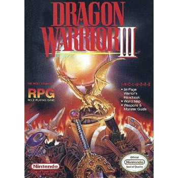 Original Nintendo Dragon Warrior 3 Pre-Played - NES