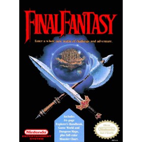 Original Nintendo Final Fantasy Pre-Played - NES