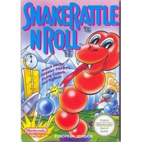 Original Nintendo Snake Rattle N Roll Pre-Played - NES