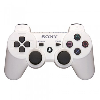 Ps3 Controller Wireless Dualshock 3 White Refurbished (sony)