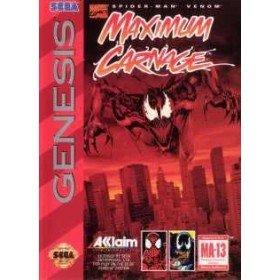 Sega Genesis Maximum Carnage Pre-Played - GEN