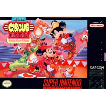 Super Nintendo The Great Circus Mystery Starring Mickey & Minnie Pre-Played - SNES