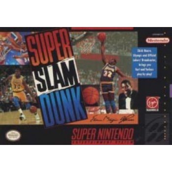 Super Nintendo Magic Johnson's Super Slam Dunk Pre-Played - SNES