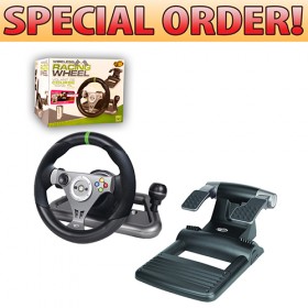 So Xbox 360 Controller Wireless Racing Wheel 2pcs (madcatz)