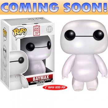 Toy Over Sized Pop Vinyl Figure Big Hero 6 Pearlescent Baymax (disney)