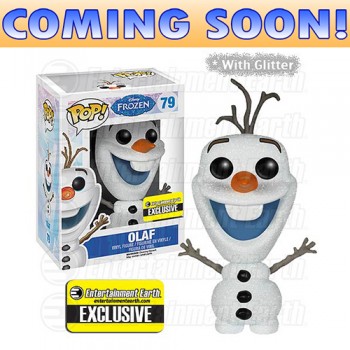 Toy Pop Vinyl Figure Frozen Glitter Olaf Ee Exclusive (disney)