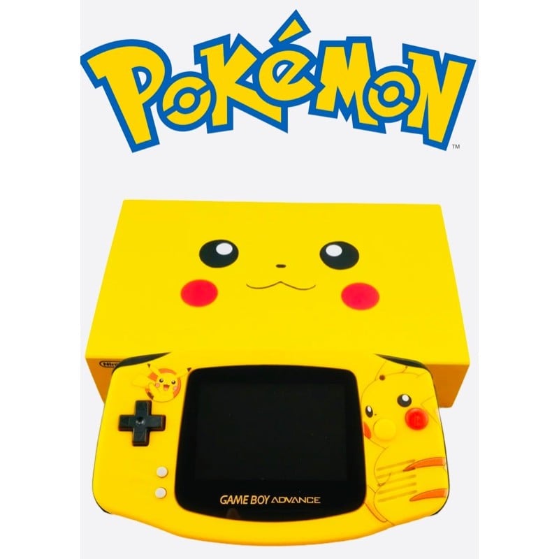 Gameboy Advance Limited Pokemon Edition + Pokemon Yellow