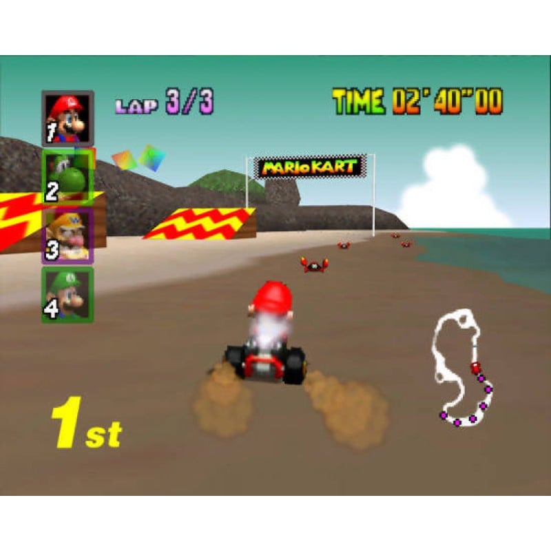 64 Mario Kart 64 - Mario Kart 64 - Game Only