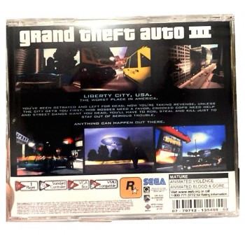 GTA 3 Dreamcast - New Grand Theft Auto III - FS*