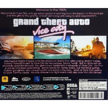 Grand Theft Auto Vice City - Dreamcast - GTA Vice City *FS