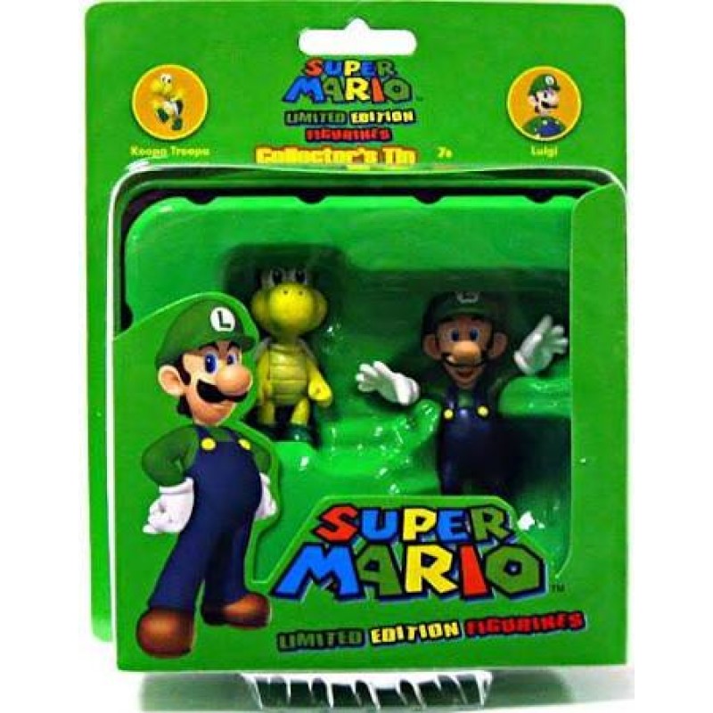 Super Mario Limited Edition Figurines - Luigi / Koopa Troopa 2 Pack ...